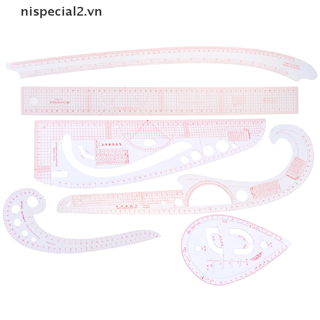 Bộ 7 Thước May Vá Đa Năng Tiện Dụng Cho Thợ May