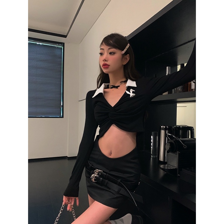 Áo Thun Ngắn Tay Dài Cổ Chữ V In Hình Thỏ Thời Trang Mùa Hè Cho Nữ