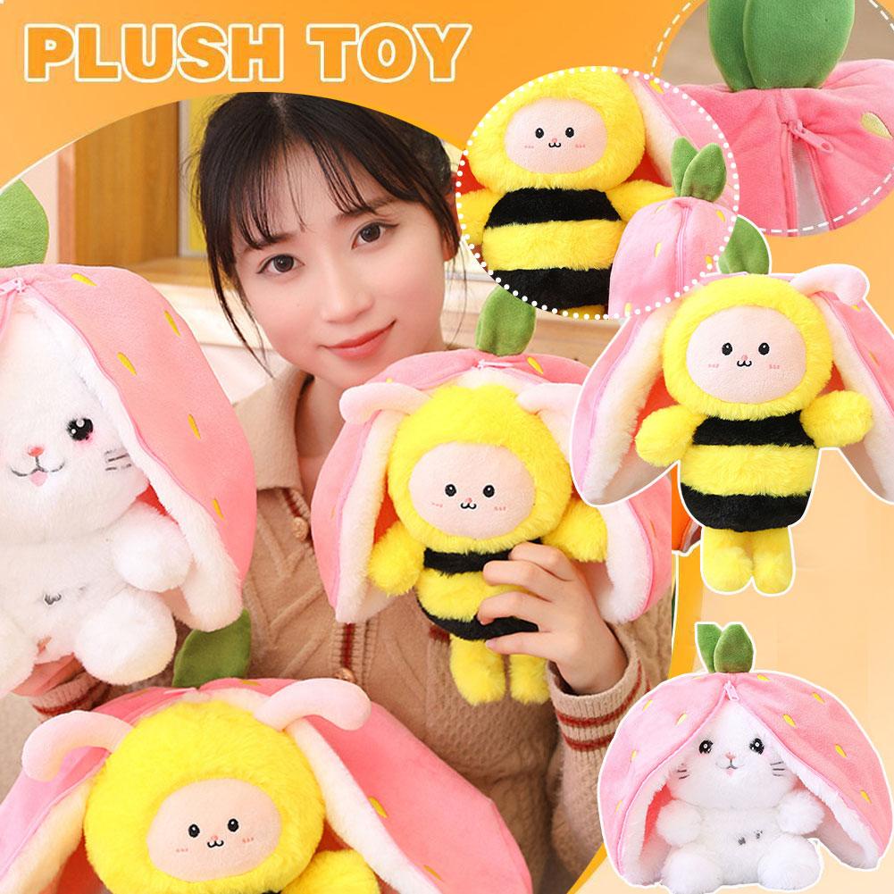 Thú Nhồi Bông Hình Con Ong / Mèo Dễ Thương Cho Bé H0W3