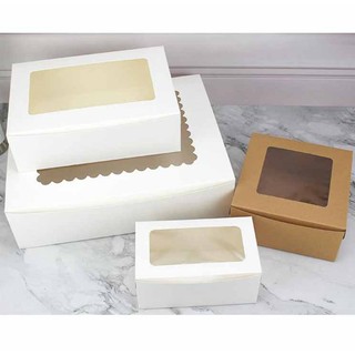 Hộp giấy kraft 2 / 4 / 6 ngăn đựng bánh cupcake tiện dụng