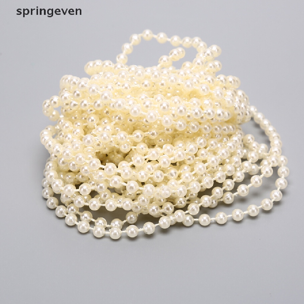 Cuộn Dây Hạt Ngọc Trai Bằng ABS Dùng Trang Trí Đầm Cưới DIY