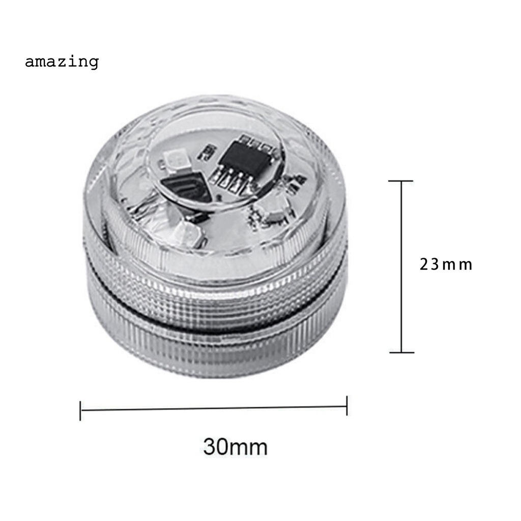 Đèn LED 3 Bóng Tự Động Trang Trí Nội Thất Xe Hơi Kèm Điều Khiển Từ Xa