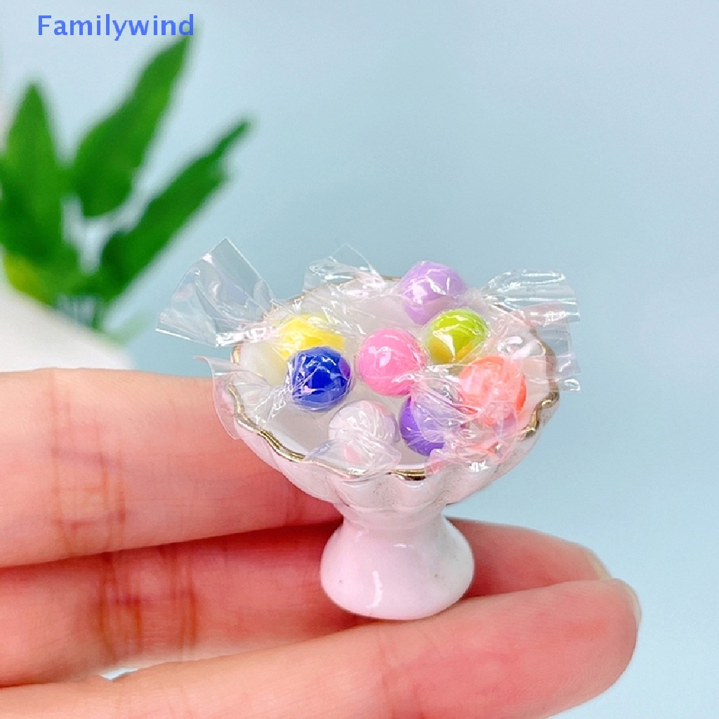 1 Bộ Kẹo / Món Tráng Miệng 1: 12 Dùng Để Trang Trí Nhà Búp Bê