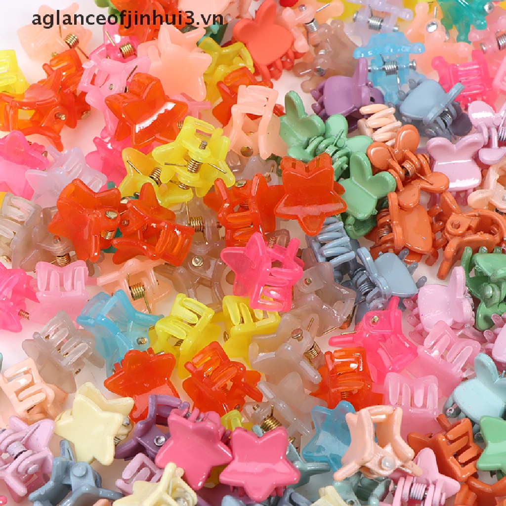 Set 50 Kẹp Tóc Phong Cách Công Chúa Dễ Thương Cho Bé Gái