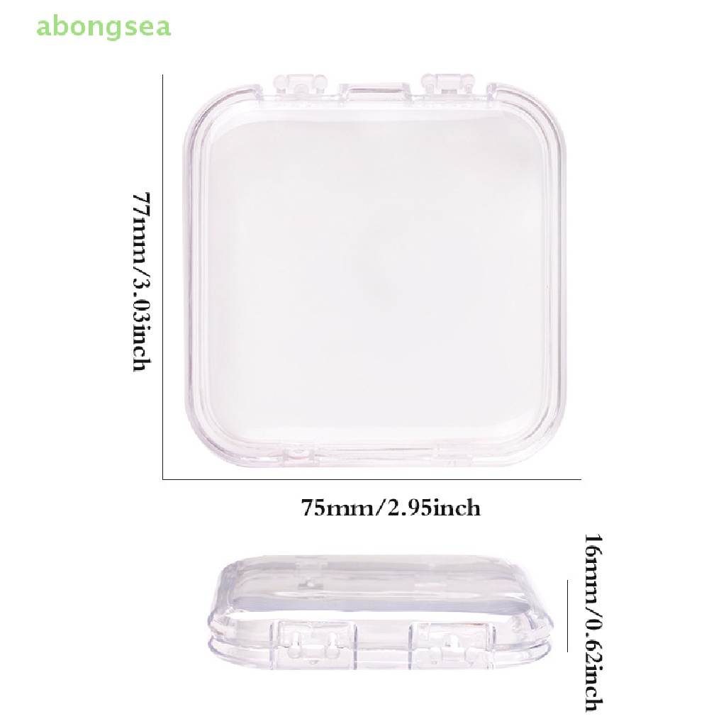 Hộp Đựng Trang Sức / Móng Tay Giả Bằng Acrylic Dạng Nhấn Tiện Dụng DIY