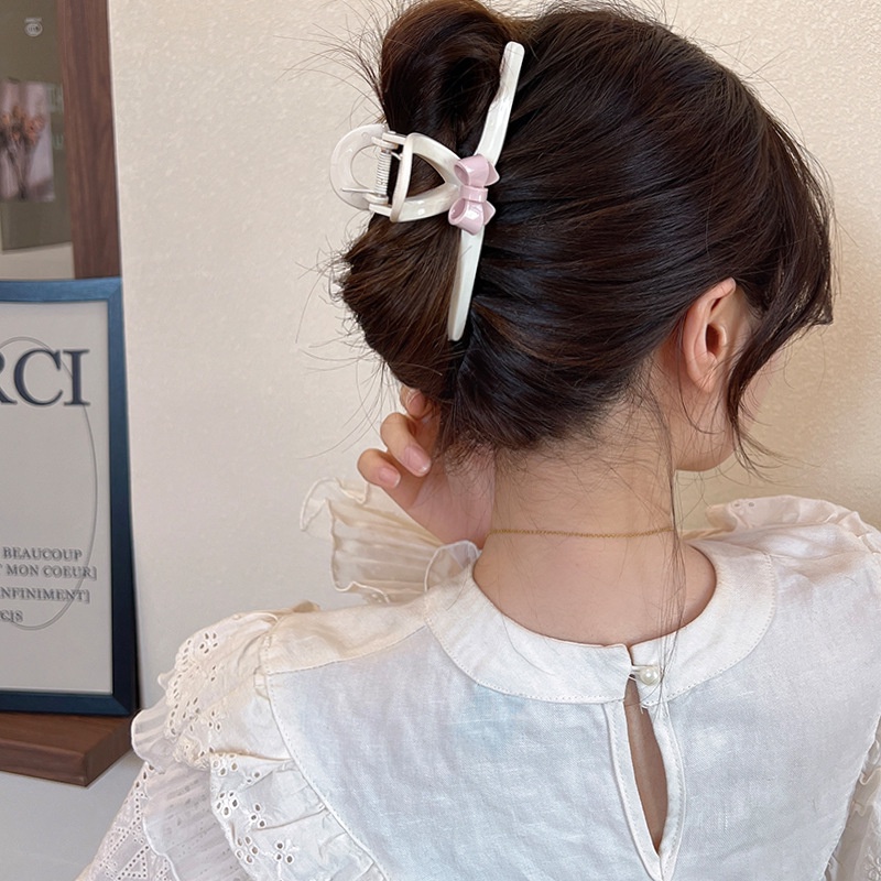 Kẹp Tóc Hình Cá Mập Ba Màu Đơn Giản Thời Trang Dành Cho Nữ