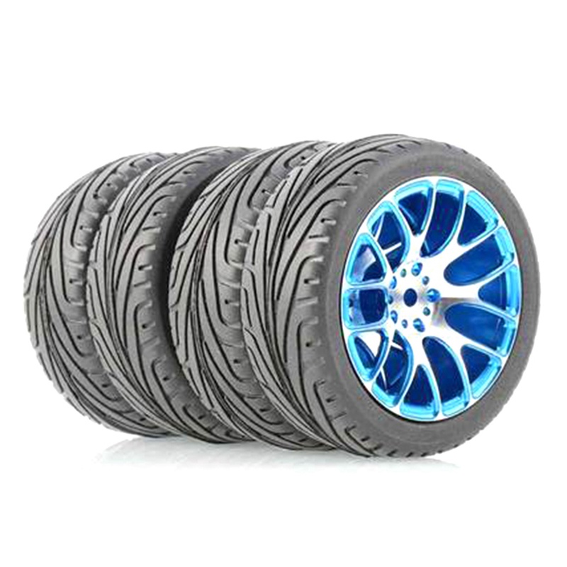 Set 4 Bánh Xe Cho Xe Hơi Điều Khiển Từ Xa Tỉ Lệ 1 / 10