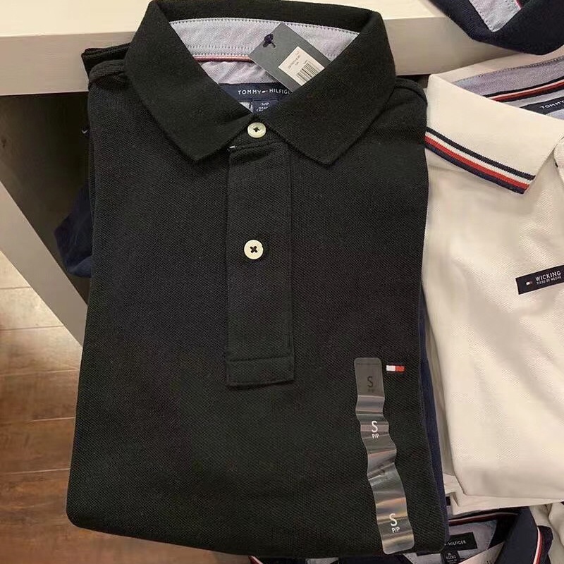 Áo Thun POLO Thêu Hình tom & Jerry Đơn Giản Cho Cặp Đôi