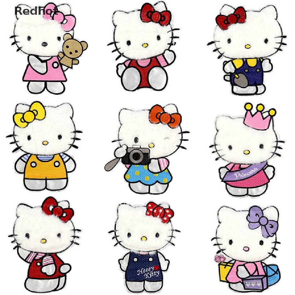 1 Miếng Vá Quần Áo Hình Hello Kitty