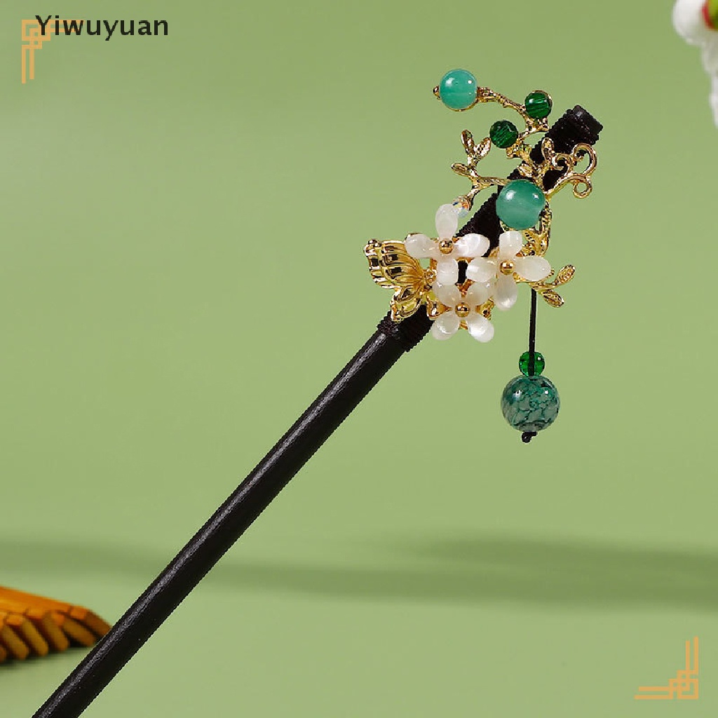 &lt; Yiwuyuan &gt; Trâm Cài Tóc Tua Rua Dài Hình Hoa Trung Quốc Cho Nữ Đang Giảm Giá