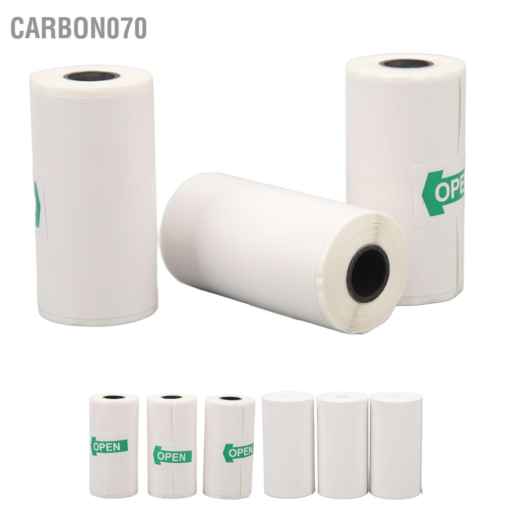 Carbon070 Giấy in nhiệt 2.36in In rõ ràng Không thấm nước Cảm ứng thoải mái Cuộn giấy chống lão hóa