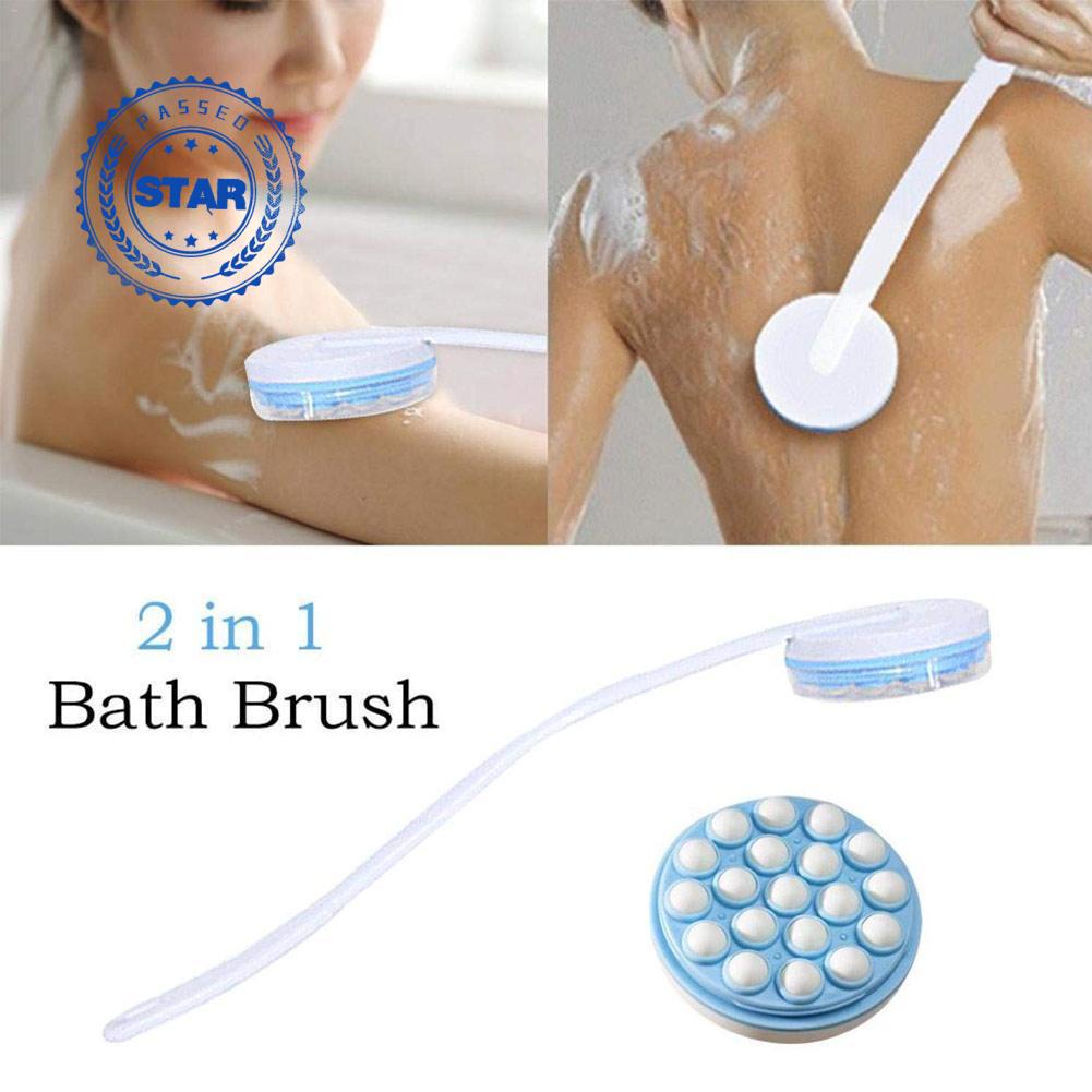 Cọ Cán Dài Dùng Thoa Kem Dưỡng Thể / Dầu Chà Lưng / Chân Khi Tắm S1R3