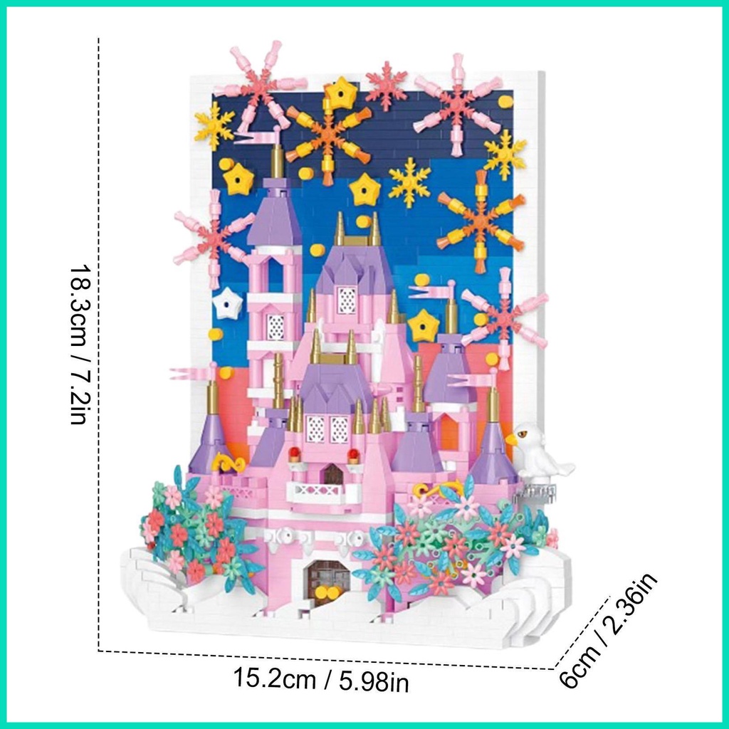 Bộ Đồ Chơi Lắp Ráp Khung Ảnh 3D Phong Cách Trung Hoa Độc Đáo Cho Bé