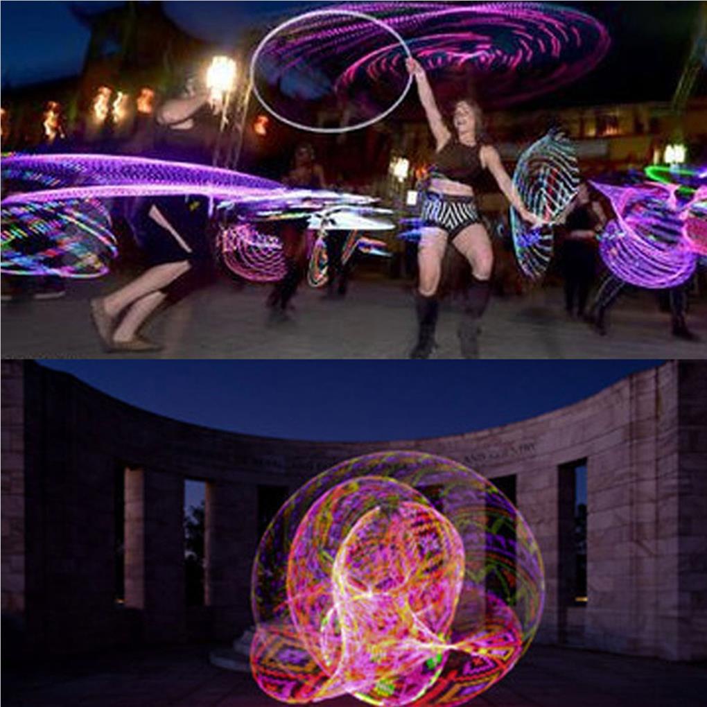 Vòng Lắc 10 Bóng LED Có Thể Tháo Rời Hỗ Trợ Giảm Cân Cho Người Lớn Và Trẻ Em