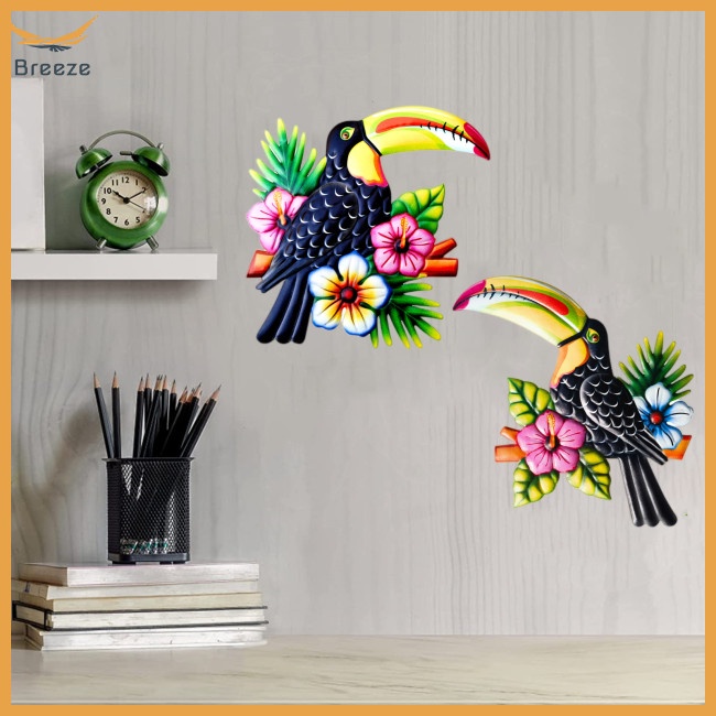 Set 2 Biển Hiệu Treo Tường Bằng Kim Loại Chống Nước Chống Rỉ Chống Mồ Hôi Trang Trí Nhà Cửa