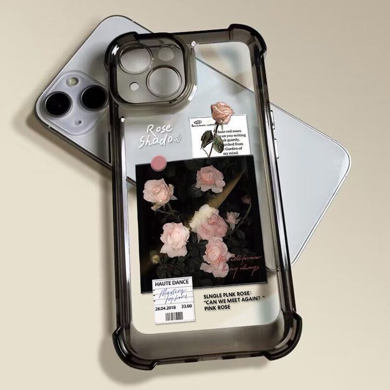 Ốp Điện Thoại TPU Silicone Trong Suốt Chống Sốc Cho IPhone 11 13 14 12 Pro 7 8 Plus XS Max X XR