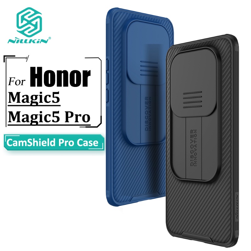 Ốp Điện Thoại Nillkin Bằng PC Cứng Chống Sốc Có Nắp Trượt Bảo Vệ Camera Cho Honor Magic 5 Pro