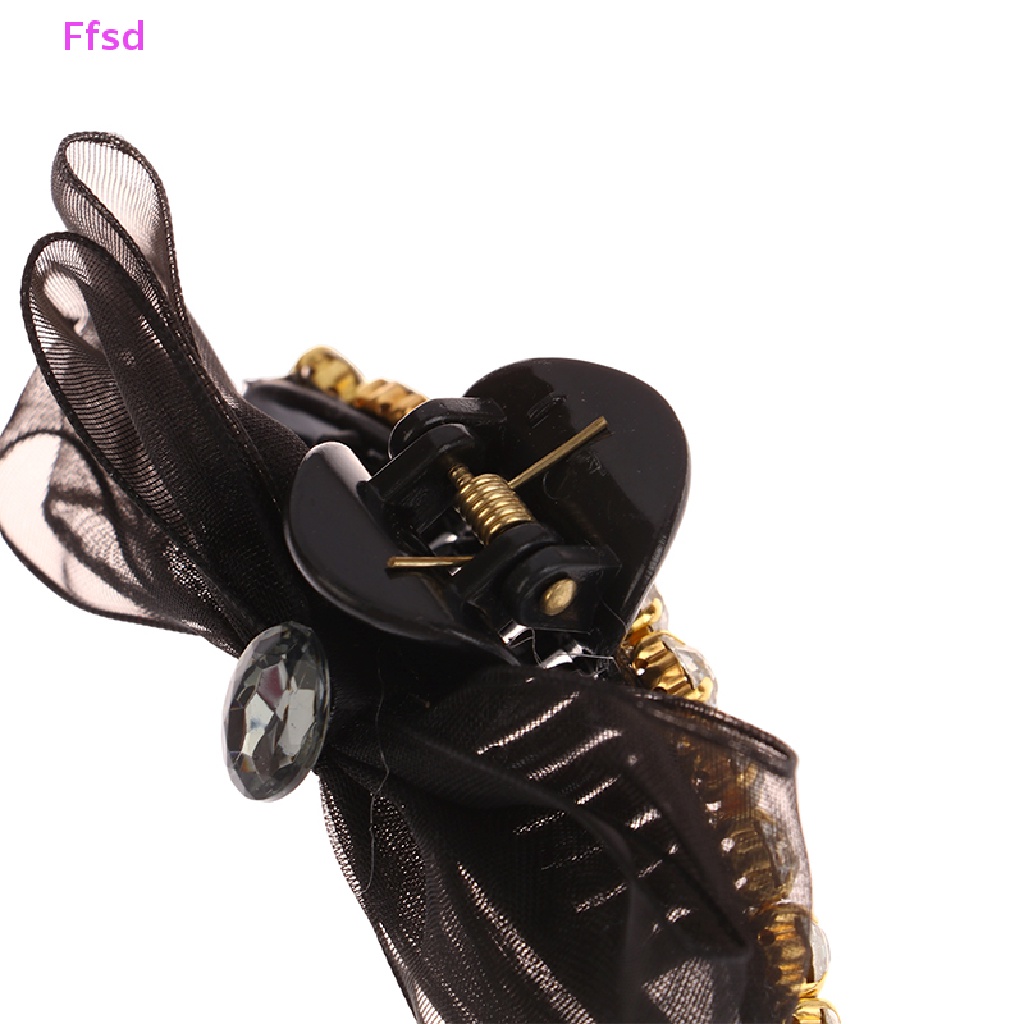 {Ffsd} Phụ Kiện Kẹp Tóc Nhỏ Bắt Cá Mập Đính Đá Lấp Lánh Hàng Mới Cao * Bán Chạy