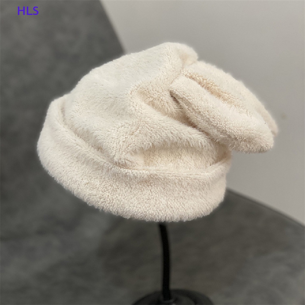 Mũ Lông Cừu Mềm Mại Giữ Ấm Tai Thời Trang Thu Đông Dành Cho Nữ