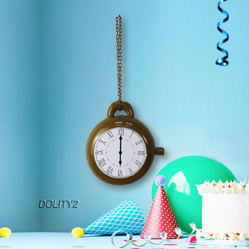 [Dolity2] Đồng Hồ Bơm Hơi Treo Tường Trang Trí Trong Nhà Và Ngoài Trời