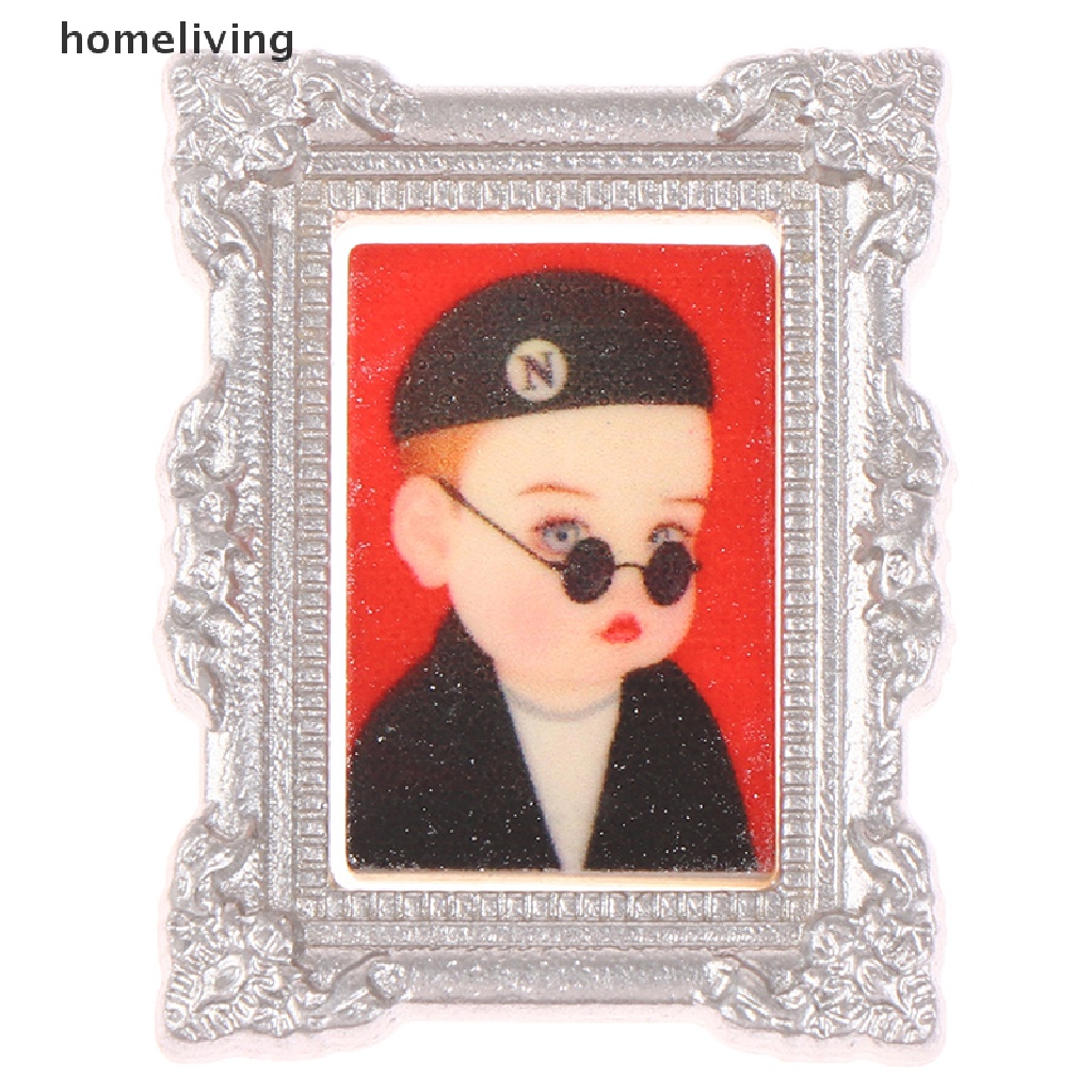 Khung Ảnh Mini Tỉ Lệ 1 / 12 Trang Trí Nhà Búp Bê