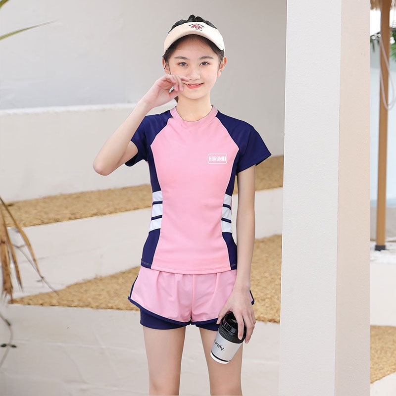 Bộ Đồ Bơi Hai Mảnh Phong Cách Thời Trang Dành Cho Bé Gái