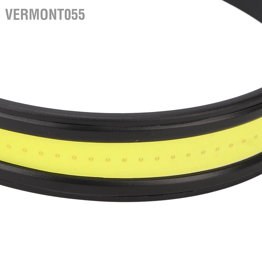 Vermont055 Đèn Pha LED Nhẹ Mềm Ánh Sáng Đỏ IPX4 Chống Nước Thoải Mái Di Động COB Đội Đầu Cho Cắm Trại Ngoài Trời