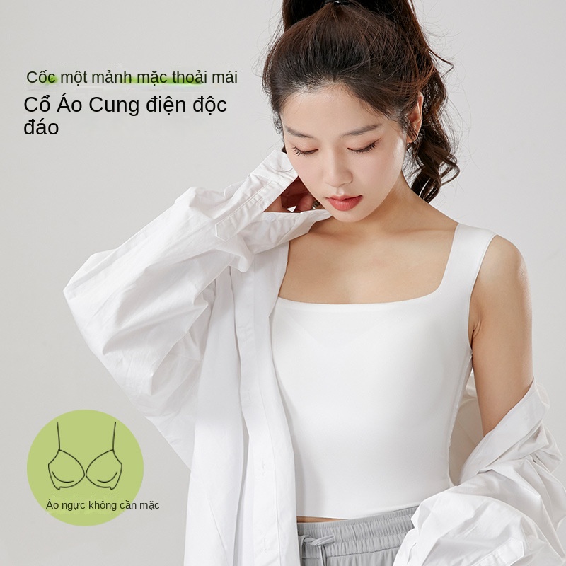 Áo Lót Dạng Ống Không Đường May Có Đệm Ngực Và Dây Đeo Sau Lưng Đẹp Chống Chói Bên Ngoài Cho Nữ