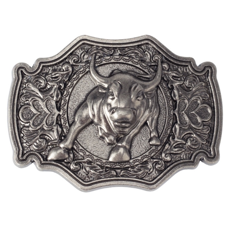 Khóa Thắt Lưng Bằng Kim Loại Phong Cách Vintage Phương Tây Cho Nam