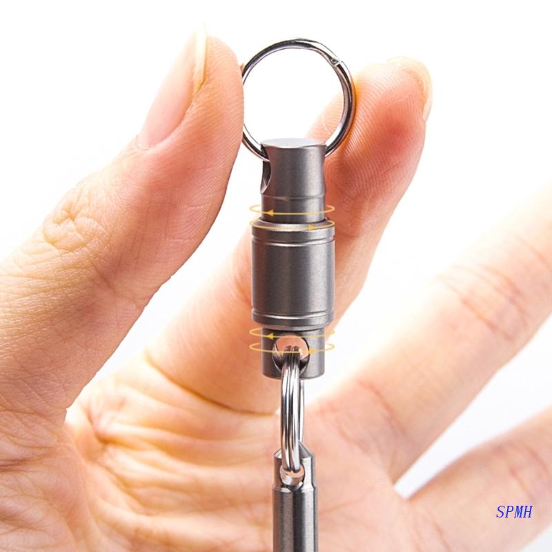 Móc Khóa Đa Năng Xoay 360 Độ Bằng Hợp Kim Titan