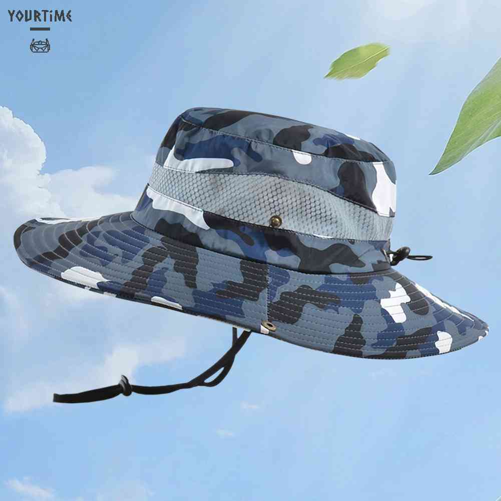 Mũ Lưỡi Trai Thể Thao Chống Tia UV Bằng Polyester Có Khóa Điều Chỉnh Được Cho Nam