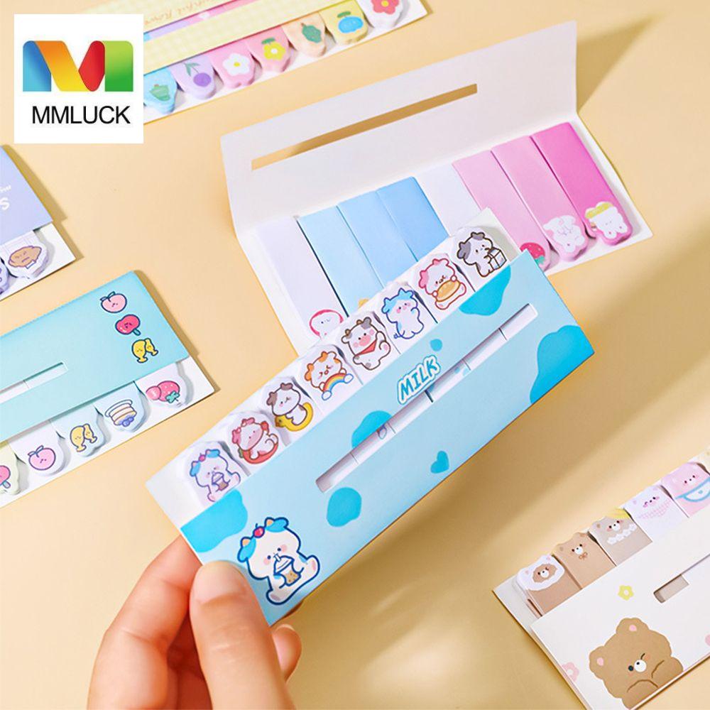 Mmluck Sổ Ghi Chú Tự Dính Hình Gấu Hoạt Hình Kawaii Dành Cho Trường Học Văn Phòng