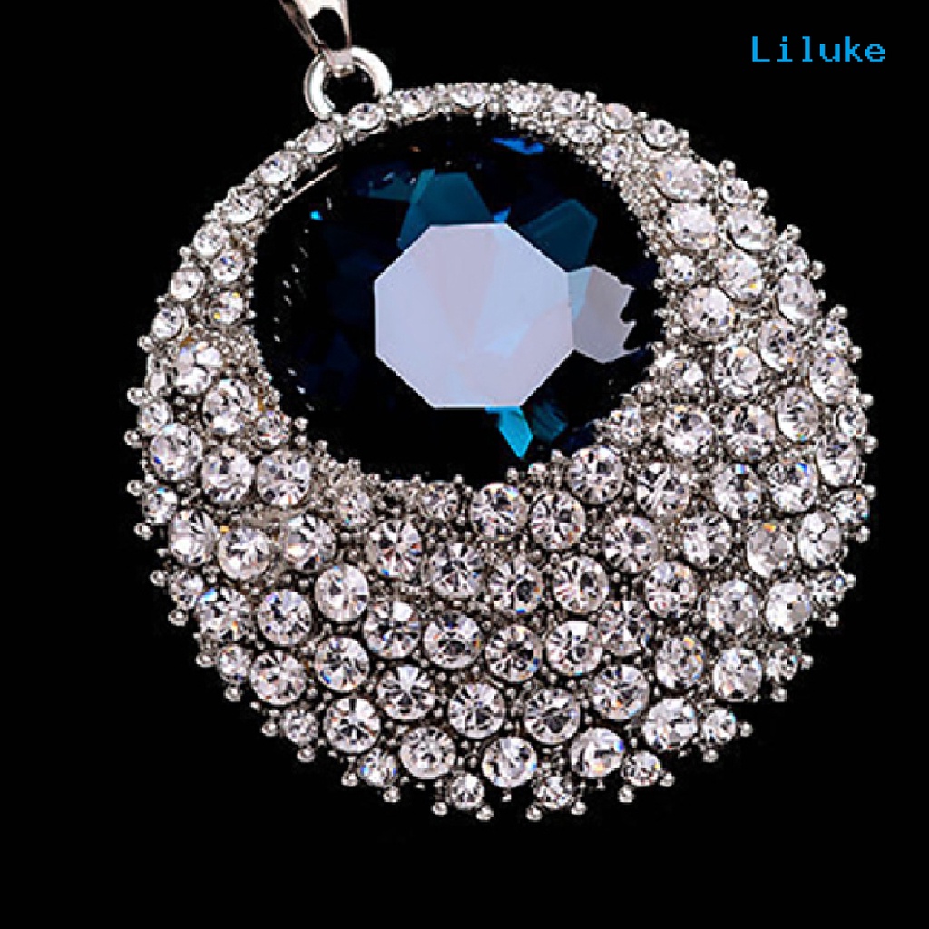 Vòng cổ Hợp Kim Dáng Dài Đính Đá Phong Cách Vintage Cho Nữ