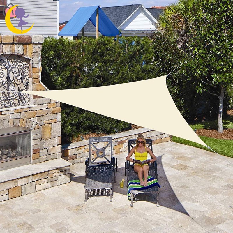 Tấm Bạt Che Nắng Hình Tam Giác 2x2x2m Chống Nước Cho Hồ Bơi / Cắm Trại