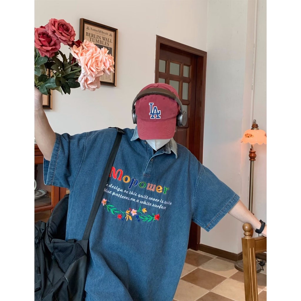 Áo Sơ Mi Tay Lửng Màu Trơn Thời Trang Mùa Hè Nhật Bản 2023POLO Dễ Phối Đồ Dành Cho Nam