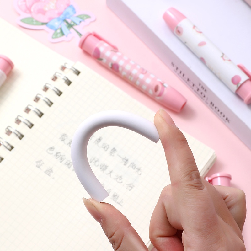 Cục Tẩy Hình Trái Đào Hoạt Hình Đáng Yêu