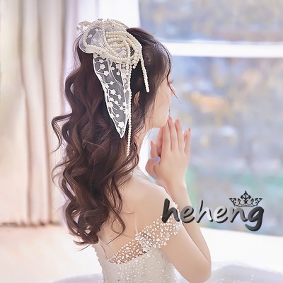 Trâm Cài Tóc Đính Ngọc Trai Sang Trọng Cho Cô Dâu