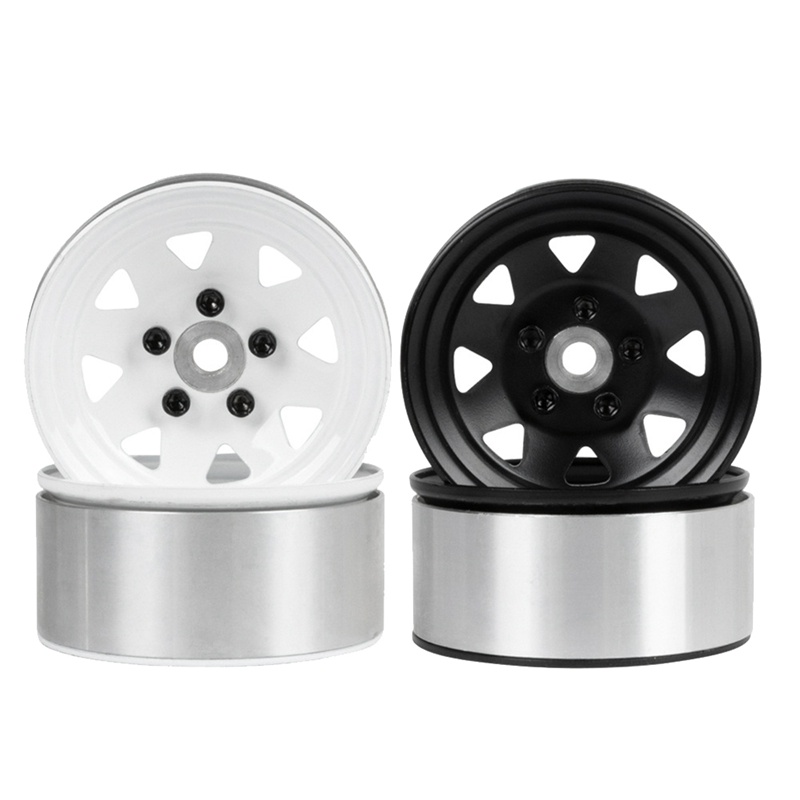 Set 4 Vành Bánh Xe 1.0 Bằng Kim Loại Dành Cho Xe Điều Khiển Từ Xa SCX24 SCX24