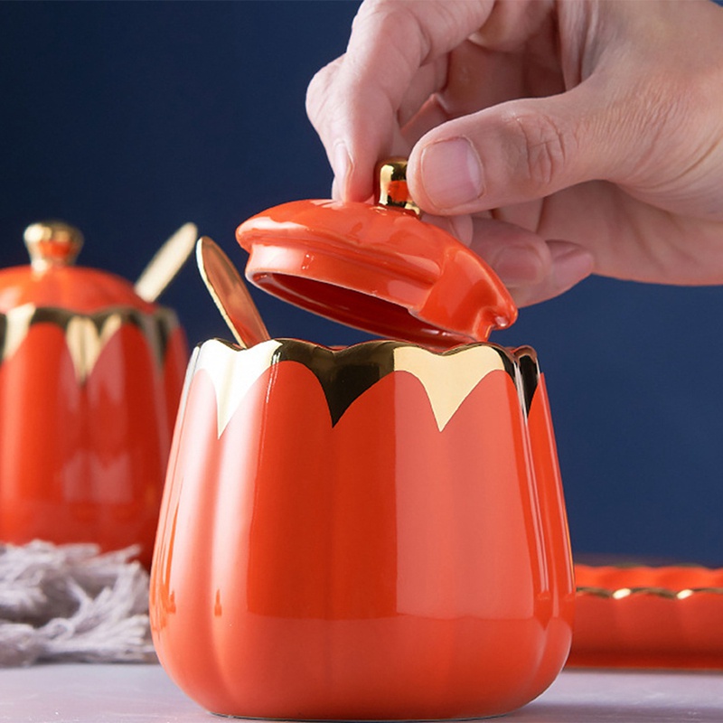 1 Bộ Hũ Đựng Gia Vị Trong Nhà Bếp Có Nắp Bằng Gỗ