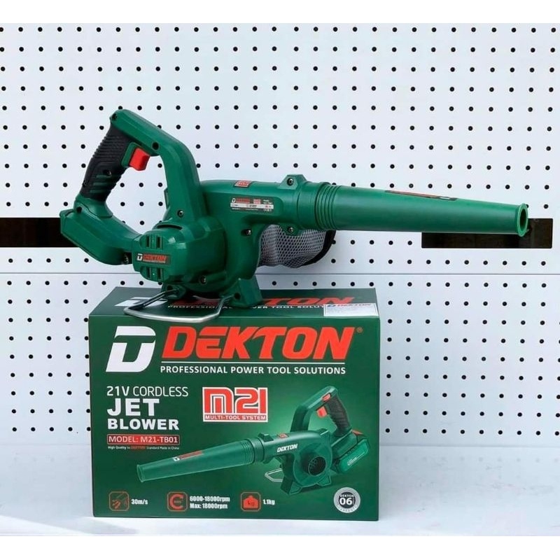 Máy Thổi Bụi Dùng Pin Dekton M21-TB01 - Máy thổi bụ-hút bụi 2 trong 1 Chỉnh Gió 6 Cấp -  vua máy móc