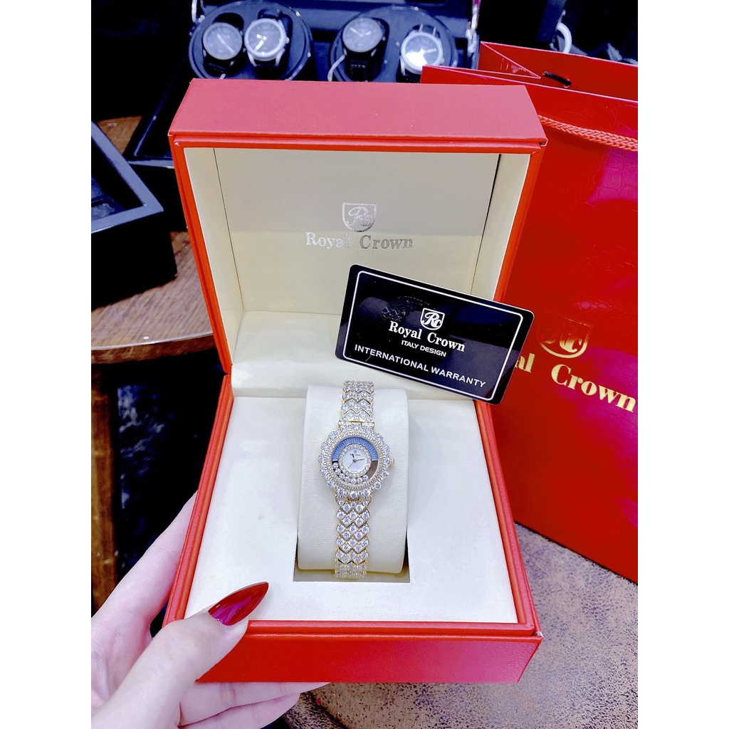 Đồng hồ nữ ROYAL CROWN 4660 Fullbox