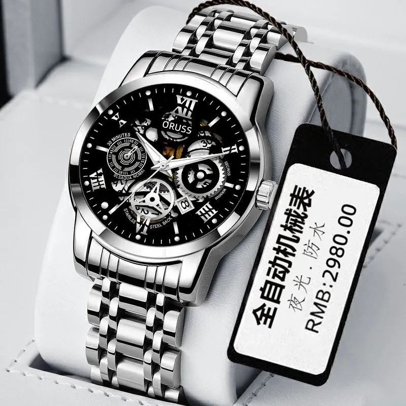 Đồng hồ nam đồng hồ cơ nam đồng hồ nam dây da đồng hồ nam dây da cao cấp Hãng Dây Da Cao Cấp Có Lịch Ngày Kiểu Dáng Thời Trang Vintage Đẹp Giá Rẻ