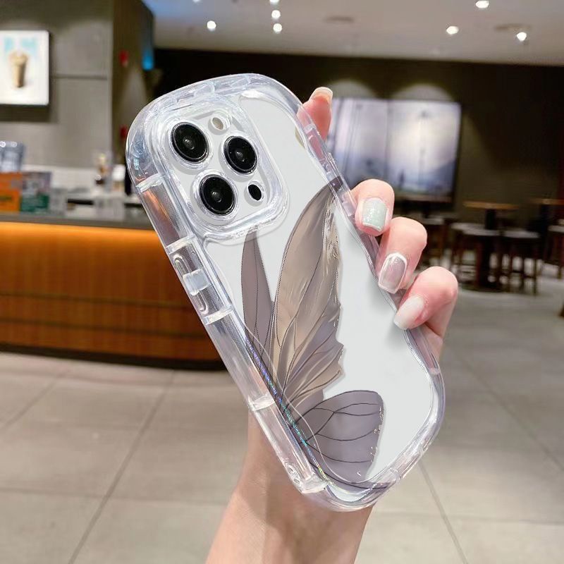 ✅Ốp Điện Thoại Mềm Trong Suốt Chống Sốc Họa Tiết Bướm Cho Iphone Xs xsxr 8p12 / / 13 promax / 7 14 11