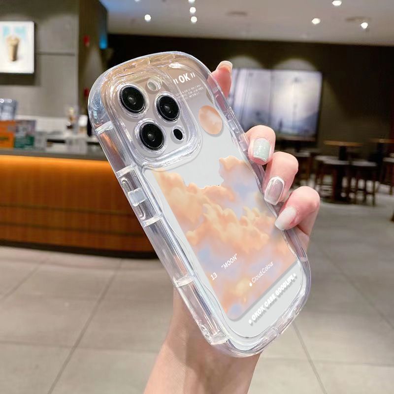 ✅Ốp Điện Thoại Mềm Trong Suốt Chống Sốc Hình Quả Cam Cho Iphone 8p 12 XrPromax 11iPhone14xs 713