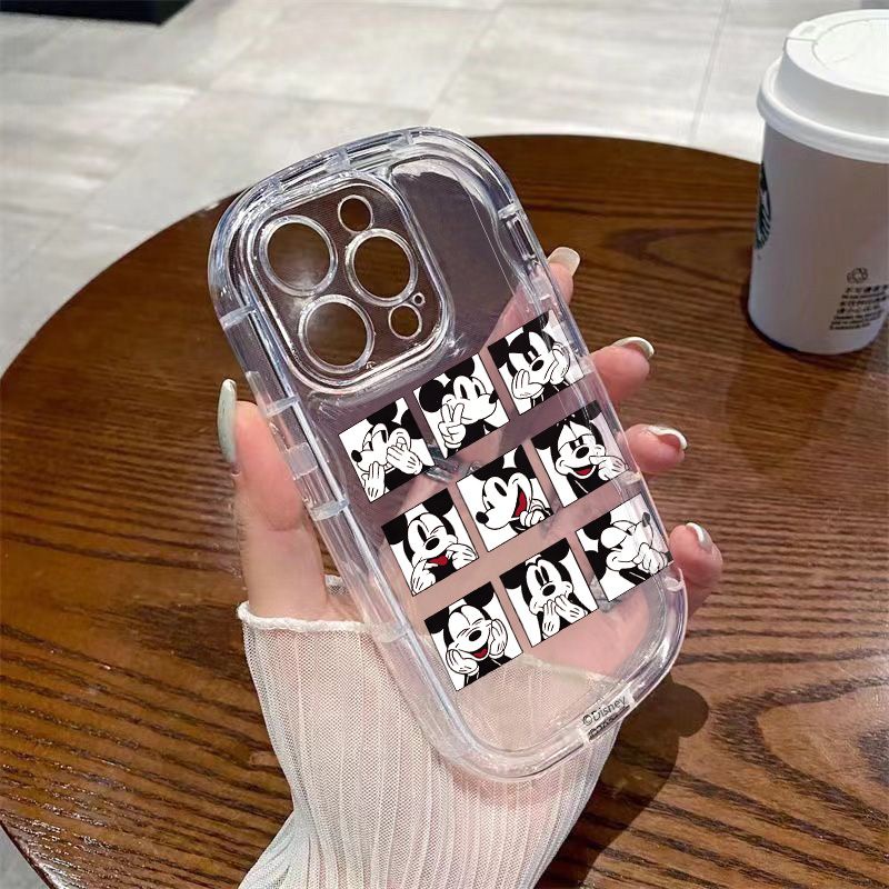 ✅Ốp Điện Thoại Mềm Trong Suốt In Hình Mickey Chống Sốc Cho Iphone 8pxs11 13 12 promax7iPhone14xr 9I61