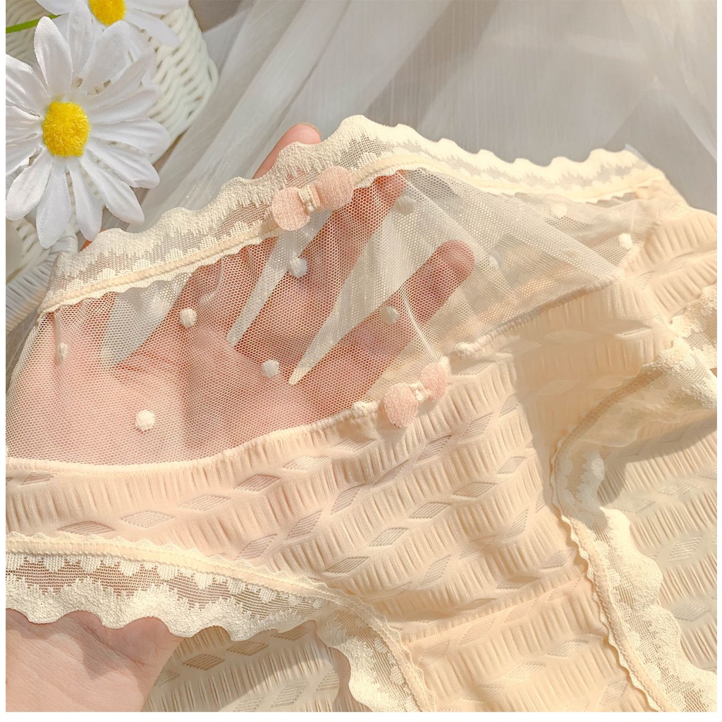 Quần Lót Ren Lưới Mỏng Thoải Mái Gợi Cảm Cho Nữ