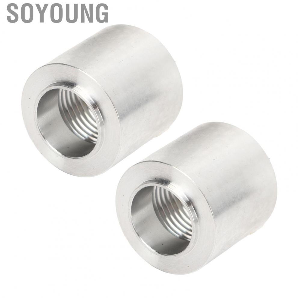 Soyoung 1/2in BSP Thread Female Aluminum Weld Fitting High Temperature Resistant Fit for Dry Sump Tank  Pipe