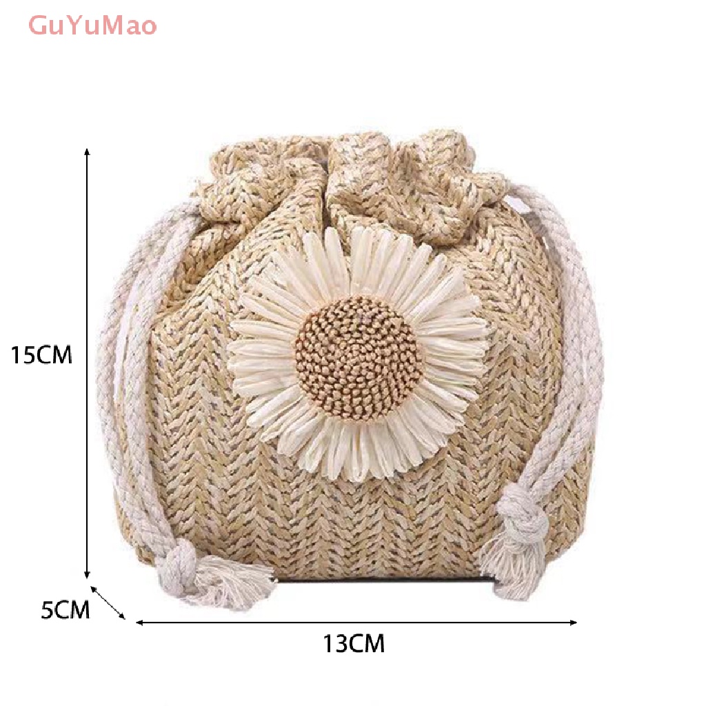 [cxGUYU] Túi Xách Đan Mây Đeo Vai Mùa Hè Cho Nữ PRTA