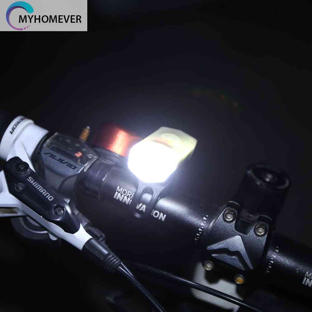 Đèn Pha ABS Siêu Sáng Có Thể Sạc Lại Bằng Cổng USB Cho Xe Đạp Leo Núi