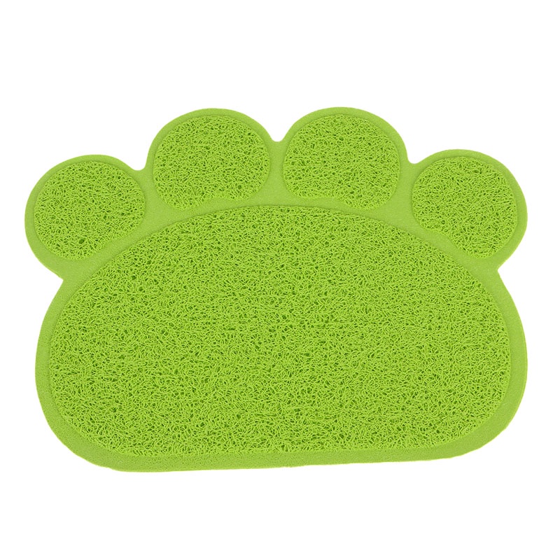 Tấm Lót Bàn Ăn Bằng PVC Hình Dấu Chân Chó Mèo May Mắn Cho Thú Cưng